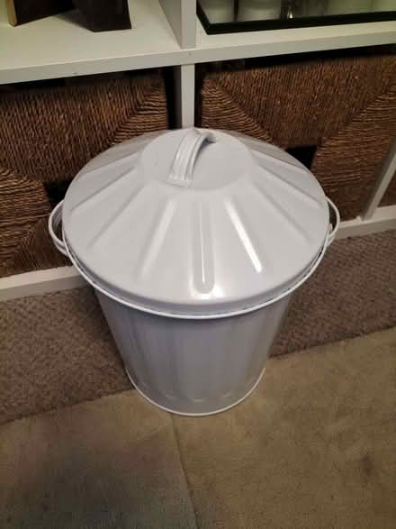 Photo of free Mini Steel Enameled Bin (Bath) #3