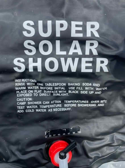 Photo of free Solar shower for camping (Sutton SM3) #2