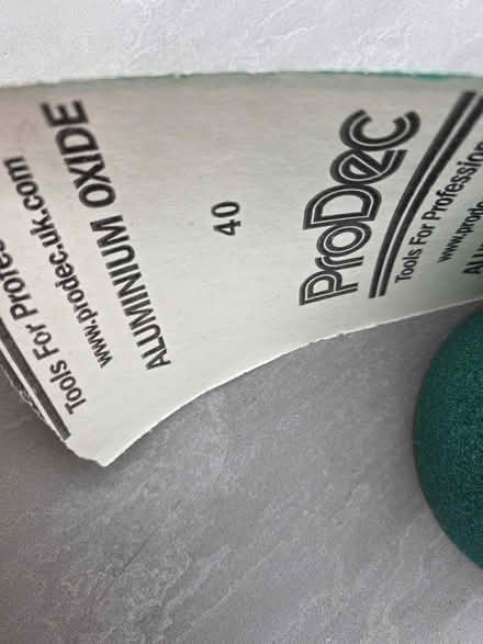 Photo of free Sanding paper 2 (Chester CH1) #2