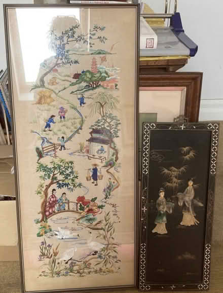 Photo of free 2 original Asian art pieces (Hastings TN34) #1
