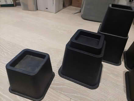 Photo of free 2 sets of 4 Bed Risers (N1 Wenlock Road) #3