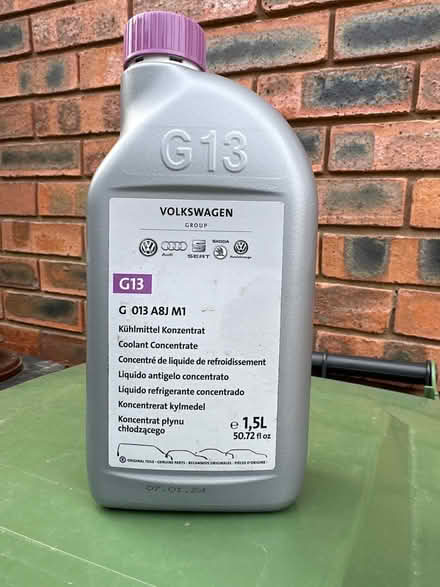 Photo of free VW group coolant G13 (Bromsgrove B60) #1