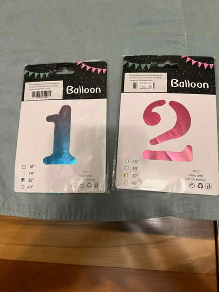 Photo of free Balloons: 1 and 2 (S Section) #1