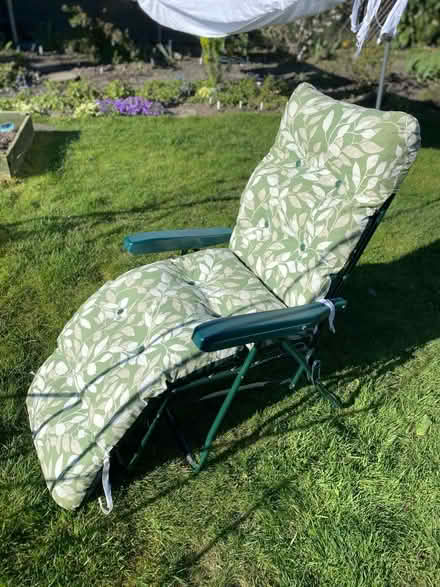 Photo of free Two sun loungers with cushions (Wantage town centre) #2
