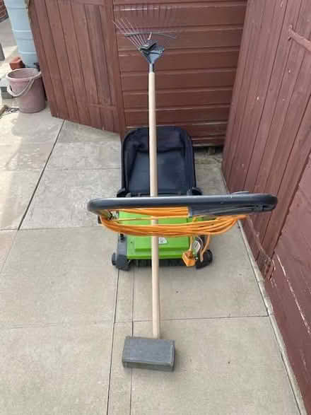 Photo of free One used lawn scarifier + One new hand lawn rake (Didcot OX11) #2