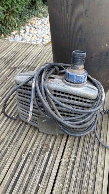 Photo of free Pond pump & filters (Oxted) #4