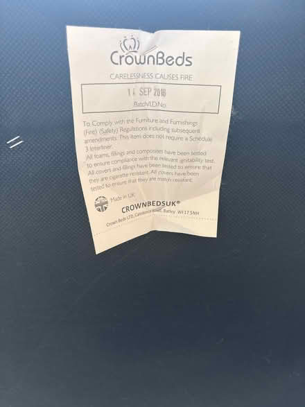 Photo of free Double headboard (CM17) #2