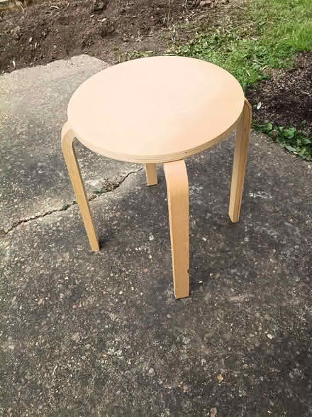 Photo of free IKEA light wood stool (Leigh Beck SS8) #2