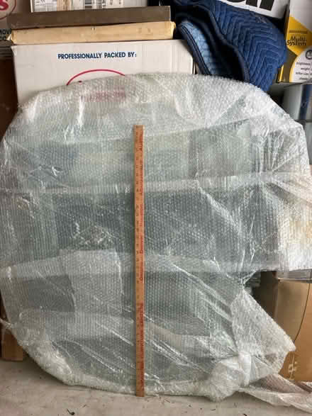 Photo of free Glass tabletop - 43” x 43” (Piedmont Pines) #1