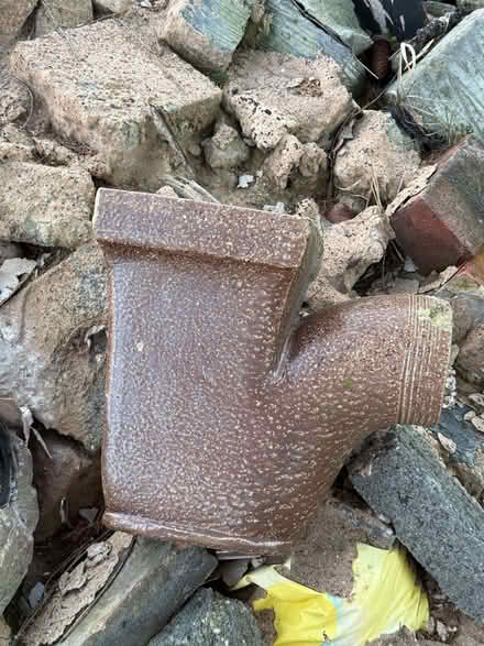 Photo of free Old brown ceramic pipe sections (Hearthstone DE4) #2