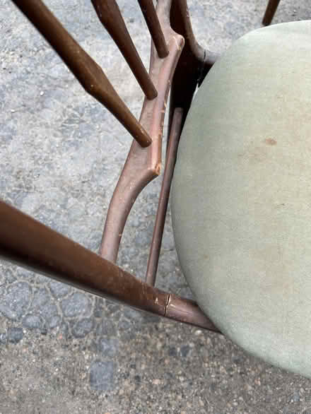 Photo of free 4 mid century teak dining chairs for restoration (South Derbyshire DE73) #2