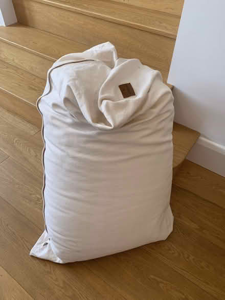 Photo of free White bean bag to give away (N78 PL N7 8PL) #1