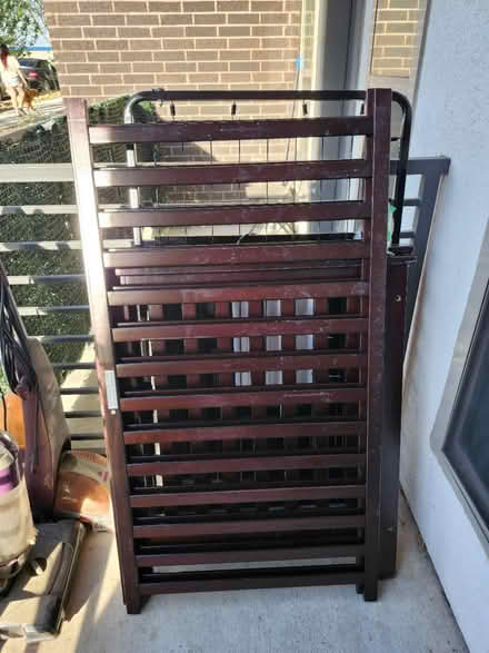 Photo of free Crib-no mattress (76102) #2
