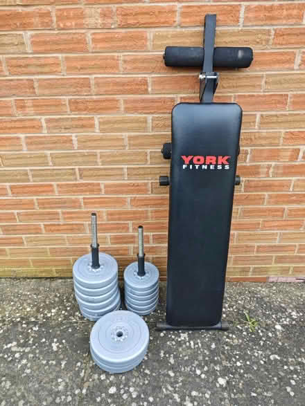 Photo of free Wights and bench (Great Malvern WR14) #1