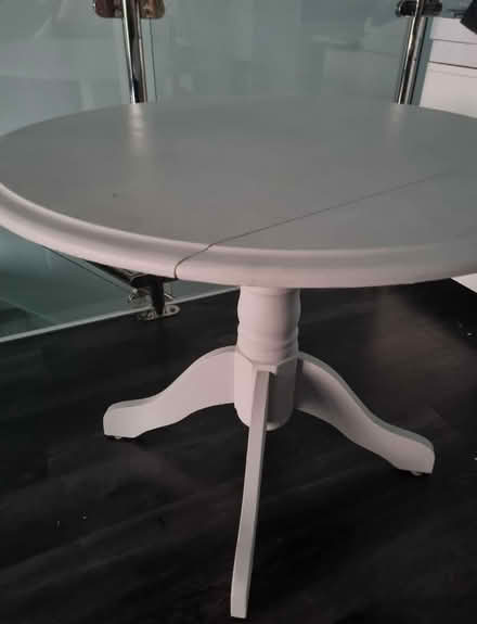 Photo of free Round wooden table (Westward ho) #1