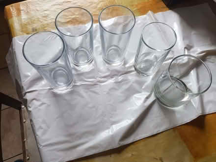 Photo of free Five glasses, mismatched (Corstorphine EH12) #1