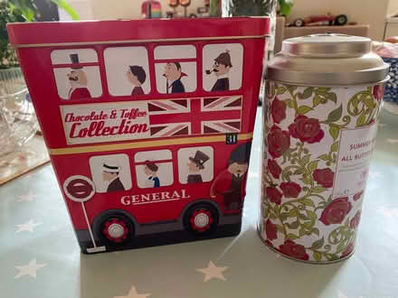 Photo of free 2 decorative tins (Temple Cowley OX4) #1