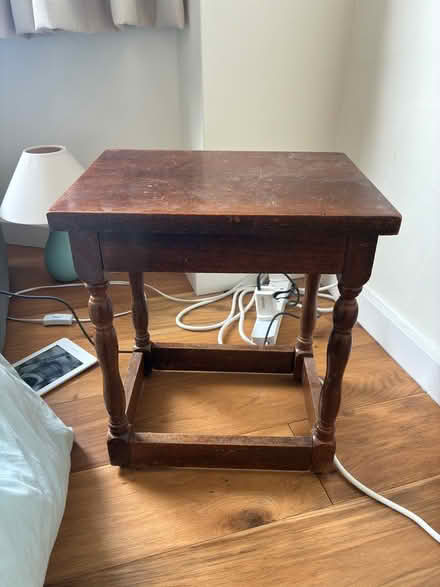 Photo of free Small wooden side table (Marston OX3) #1