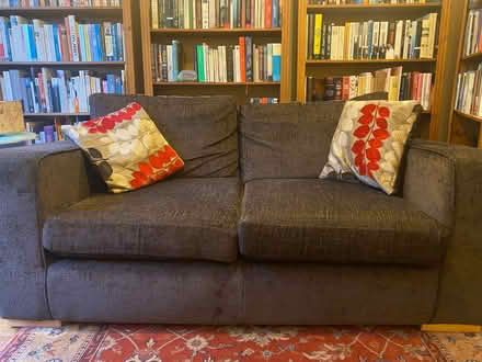 Photo of free 2 sofas & a footstool (Maidenhead SL6) #2