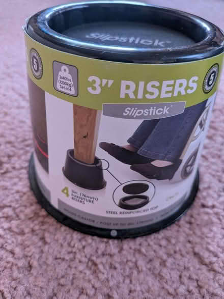 Photo of free 3 inch risers for furniture (Near Story and King) #1