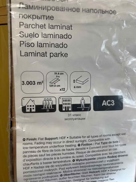 Photo of free Laminate flooring (Rowlands Castle PO9) #3