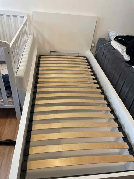 Photo of free Single bed base ottoman (Beckton E6 E6) #1