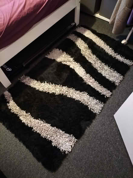 Photo of free Black & Silver Dunelm Rug (Bath) #2