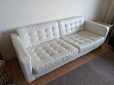 Photo of free IKEA 4-seater leather sofa (Hove) #1