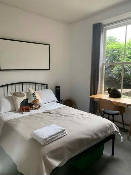 Photo of free Double bedframe (SW11 Battersea by park) #1