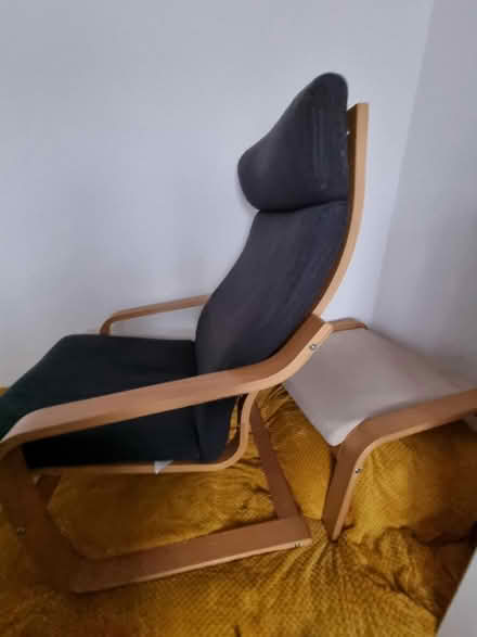 Photo of free Ikea chair and footstool (Westward ho) #2