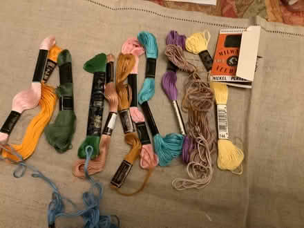 Photo of free Embroidery cushion/chair back (Stanwell Village TW19) #4