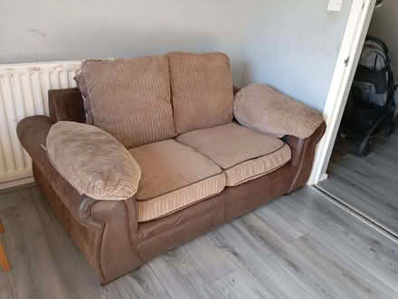 Photo of free Brown sofa (Hockley Port B18) #1