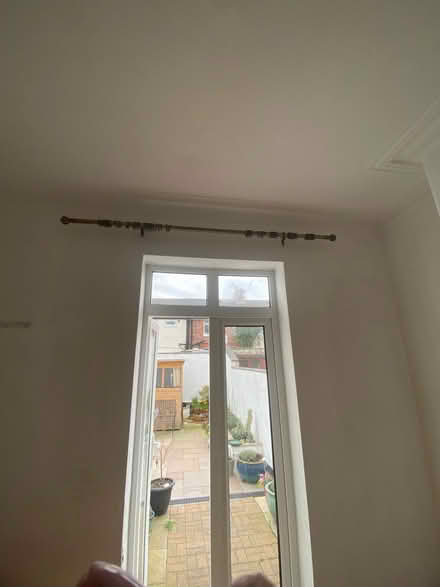 Photo of free Copper Tone Curtain Rails x 2 with Hoops (Hoylake CH47) #1