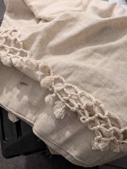 Photo of free Linen Dunelm curtains Tab top (Newhaven BN9) #1