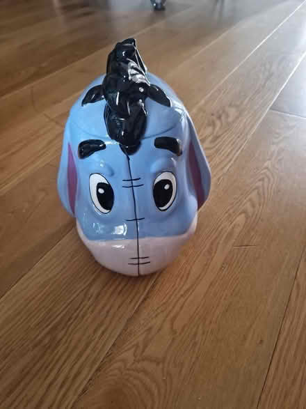 Photo of free Eeyore ceramic biscuit barrel (Shinfield RG2) #1