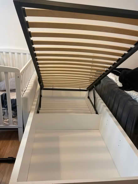 Photo of free Single bed base ottoman (Beckton E6 E6) #2