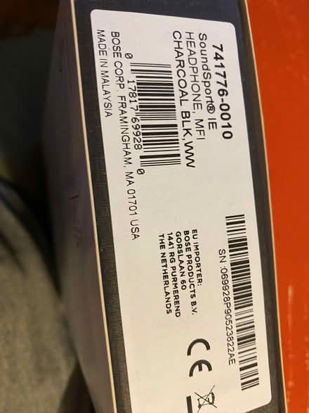 Photo of free Bose SoundSport for iPad or iPhone (San Anselmo, near the "hub") #4