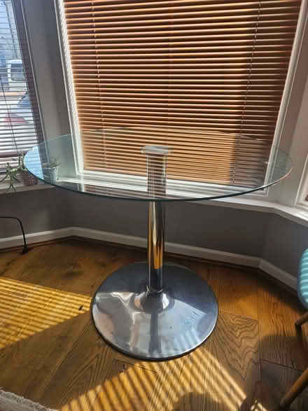 Photo of free Glass round dining table (Southsea PO5) #1