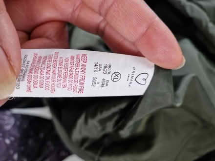 Photo of free Green Coat Size UK 20 (South Norwood SE25) #2
