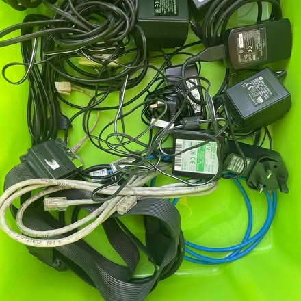 Photo of free cables and chargers, Scart, ethernet, AV, kettle lead, 2-pin (West Bridgford NG2) #3