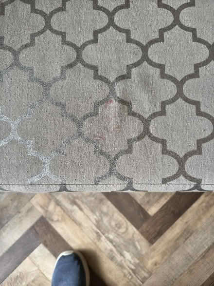 Photo of free Grey material covered ottoman box (Brigg DN20) #2