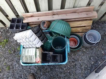 Photo of free Plastic plant pots etc (Woodseats S8) #1