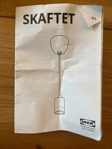 Photo of free IKEA light fitting (needs assembly) (Hertford SG13) #1