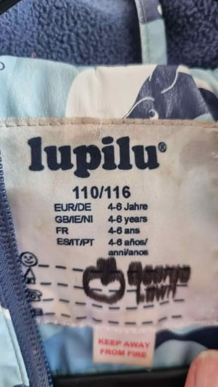 Photo of free Boys waterproof jacket (Locksheath SO31) #4