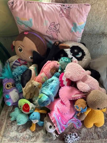 Photo of free Pillow and Plushies (Byfleet) #1