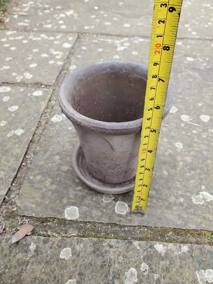 Photo of free Heavy clay pot with saucer (Dyke Road area BN1) #1