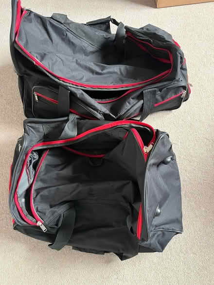 Photo of free 1 x Large & 1 x Medium Travel Bag, plus matching holdall (Monkmoor SY2) #1