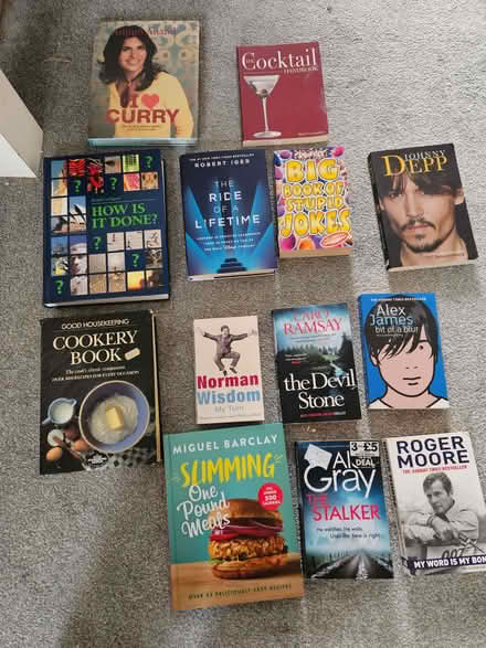 Photo of free Various Books - Cooking, Biographies, Fiction (Handforth SK9) #1