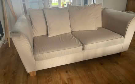Photo of free Cream sofas (Harlington LU5) #4