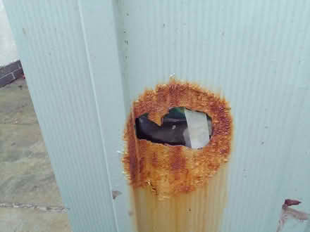 Photo of free Large metal garden toolshed/bikeshed (Abraham Heights LA1) #4